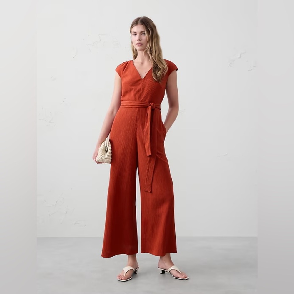 Banana Republic Factory Crinkle Jumpsuit
